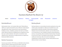 Tablet Screenshot of fin-bears.org